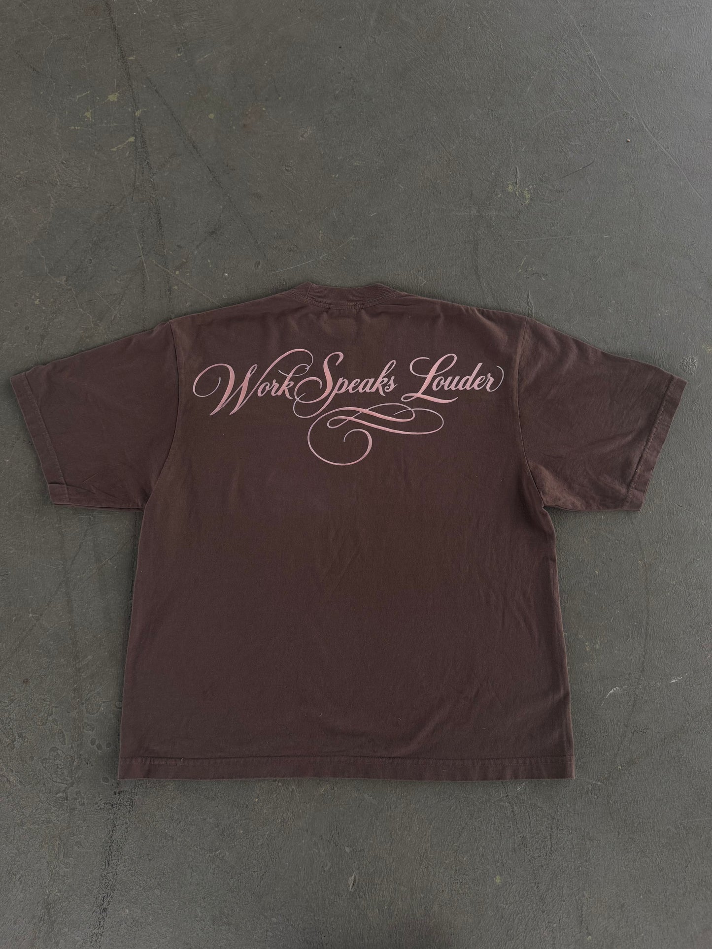 “Work Speaks Louder” (Brown)