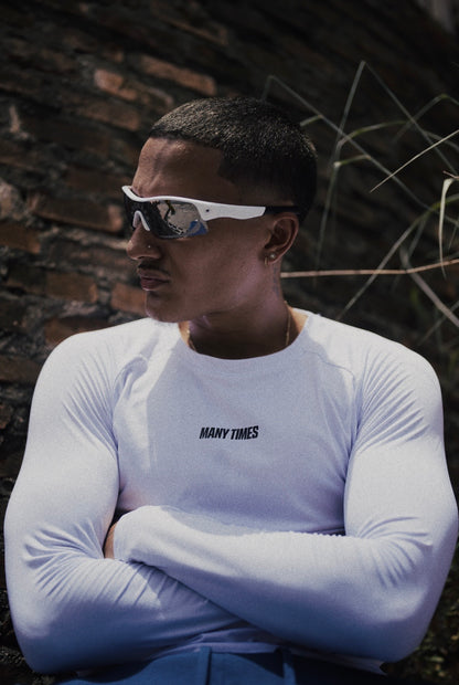 Compression Long Sleeve - White