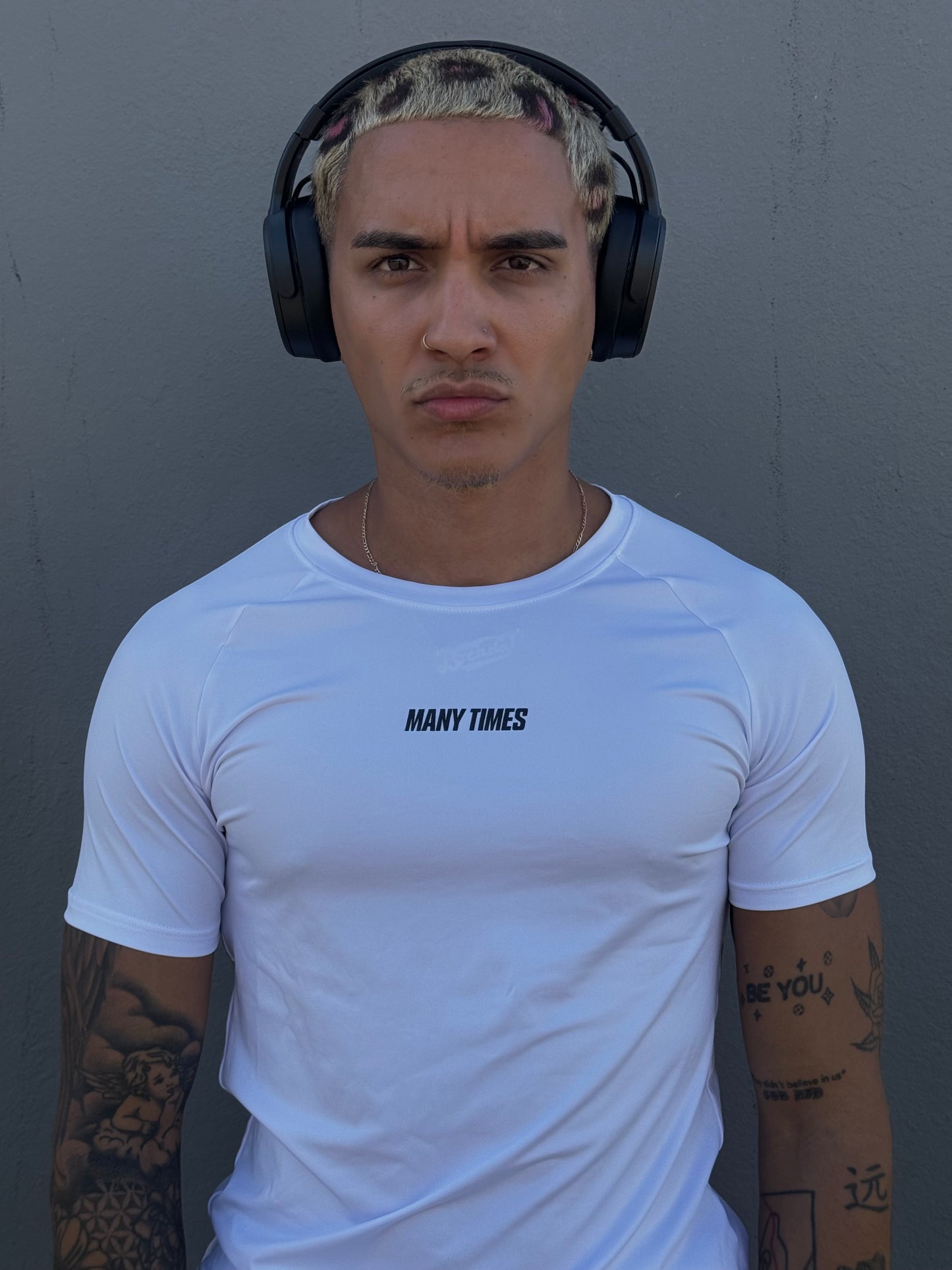 Compression Short Sleeve - White