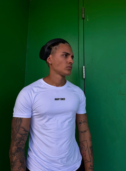 Compression Short Sleeve - White