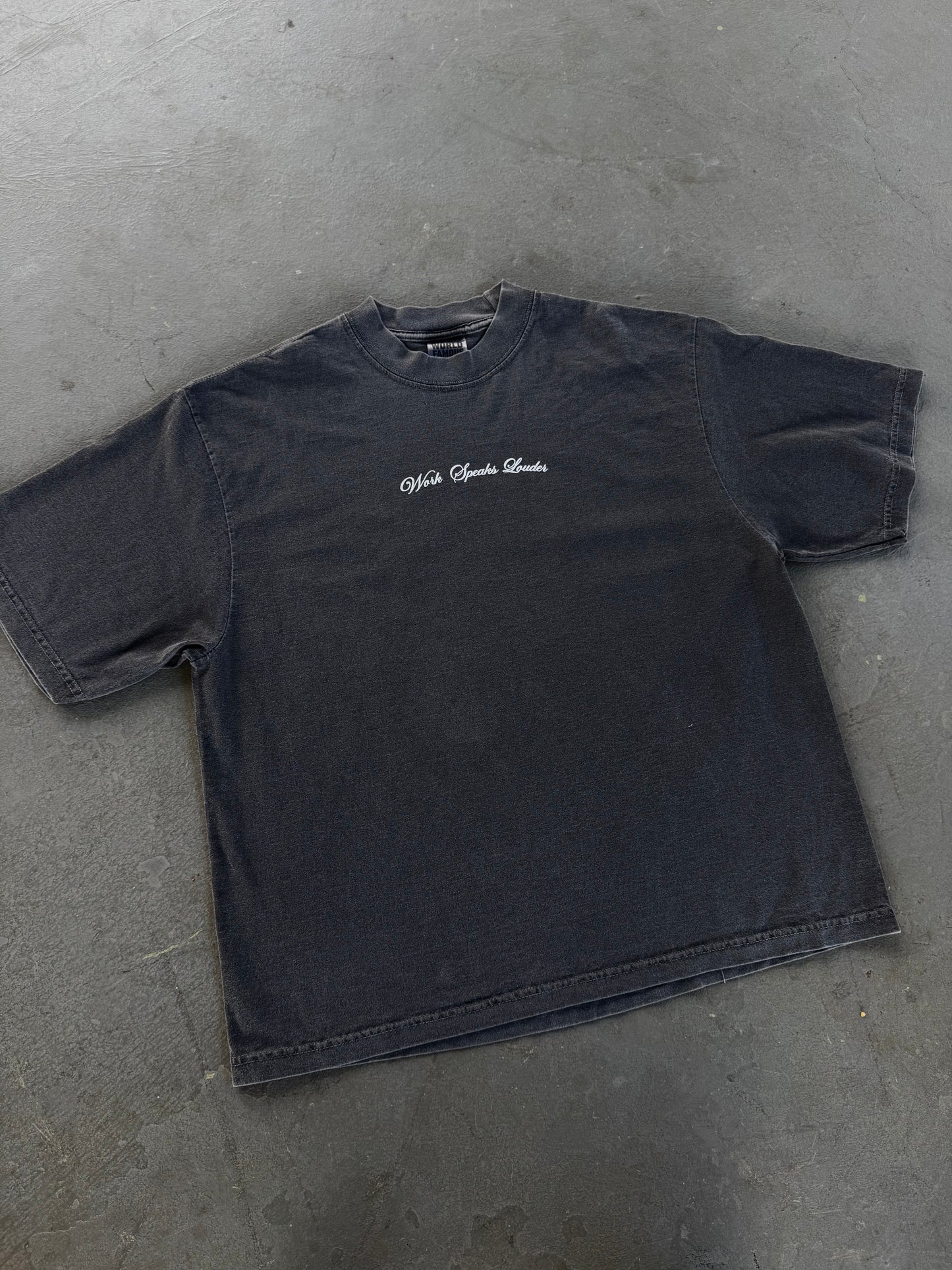 “Work Speaks Louder” vintage BLK