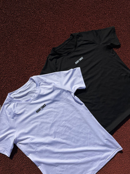 Compression Short Sleeve - White