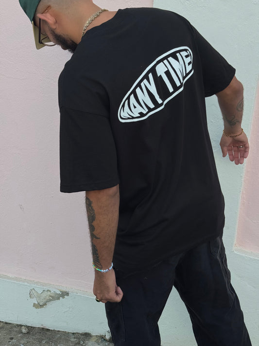 Oval Logo Tee “Black”