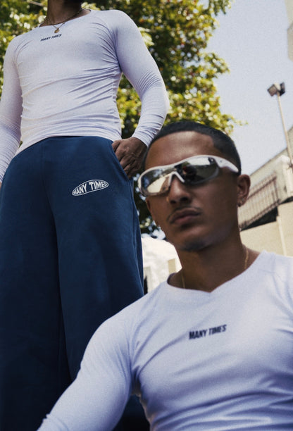 BARREL LEG SWEATPANTS